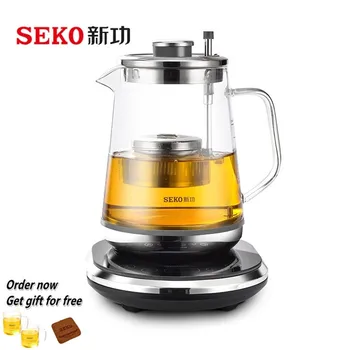 Električni stakleni čajnik SEKO W15 220 s čaj u filter, višenamjenski medicinski čaj 1.2 l