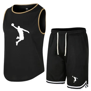 Godišnji prsluk bez rukava, komplet sportske gaćice, prozračne hlače, košarkaški odijelo za natjecanja na fitness, strana majica na red
